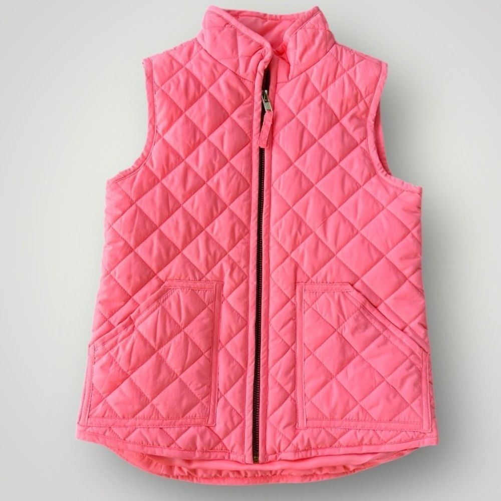 🎉5 for $45🎉 crewcuts j crew quilted vest jacket size 4/5